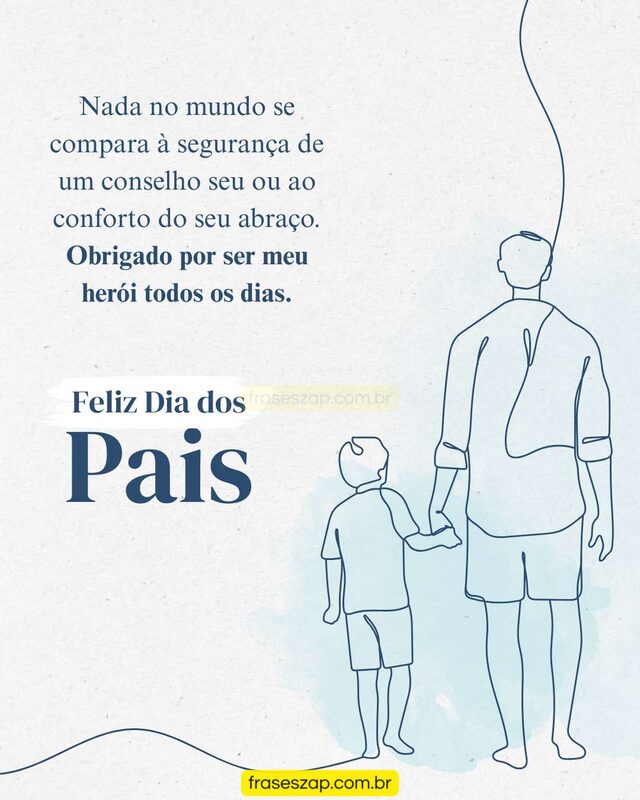 Imagem de dia dos pais para compartilhar no WhatsApp