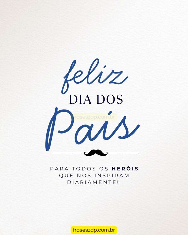 Imagem de dia dos pais para compartilhar no WhatsApp