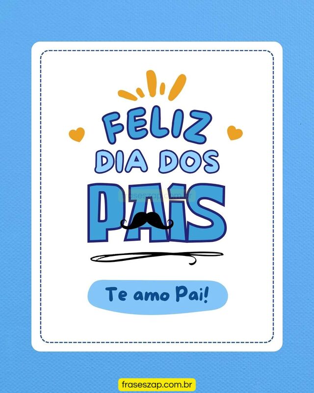 Imagem de dia dos pais para compartilhar no WhatsApp