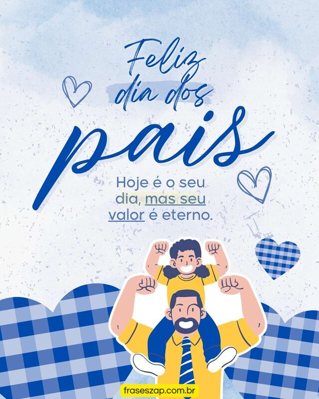 Imagem de dia dos pais para compartilhar no WhatsApp