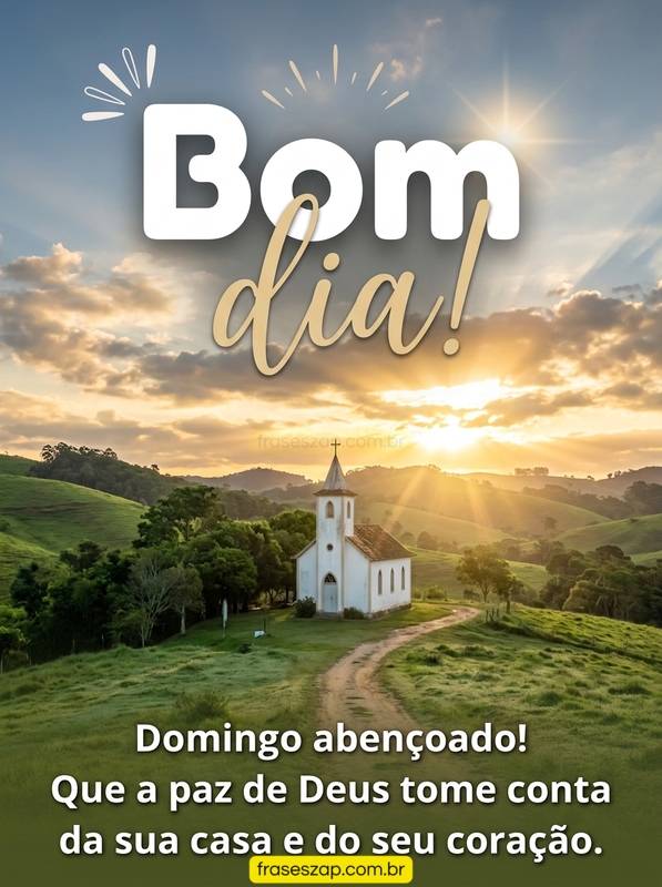 Imagem de domingo para compartilhar no WhatsApp