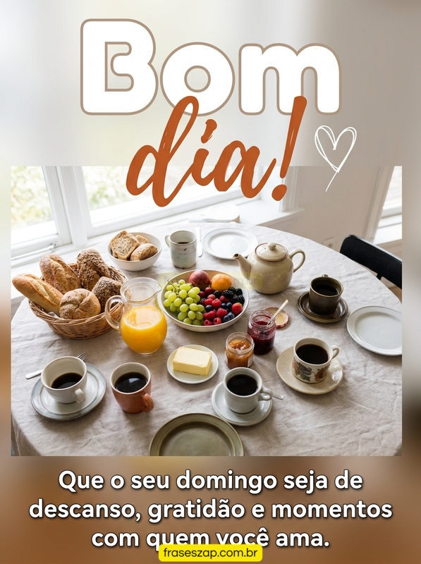Imagem de domingo para compartilhar no WhatsApp