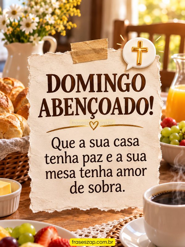 Imagem de domingo para compartilhar no WhatsApp