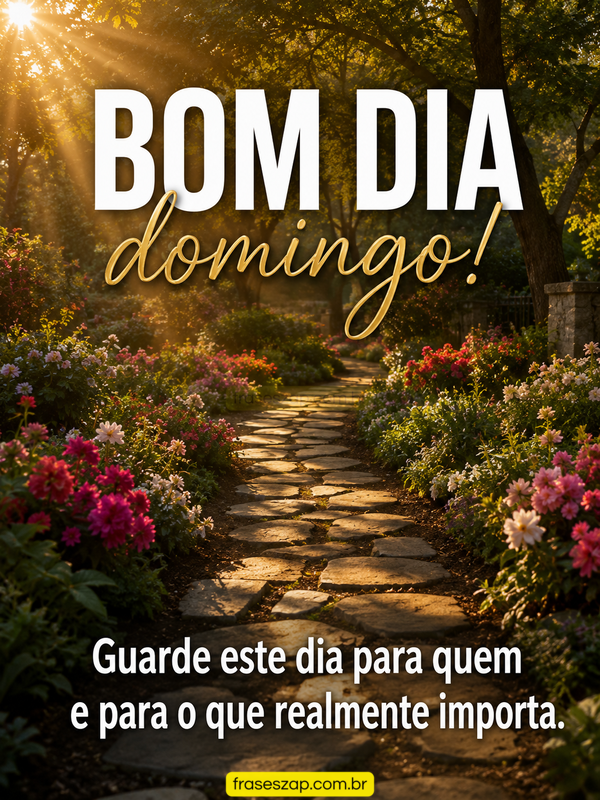 Imagem de domingo para compartilhar no WhatsApp