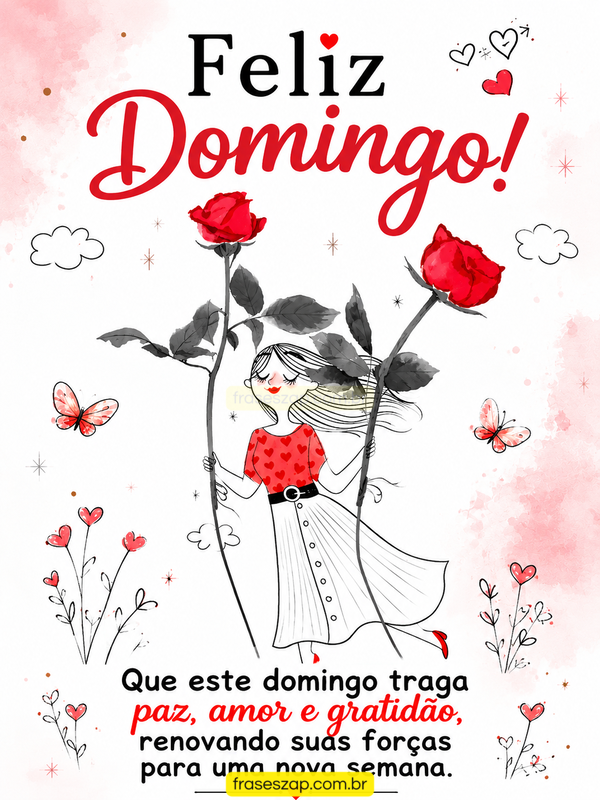 Imagem de domingo para compartilhar no WhatsApp