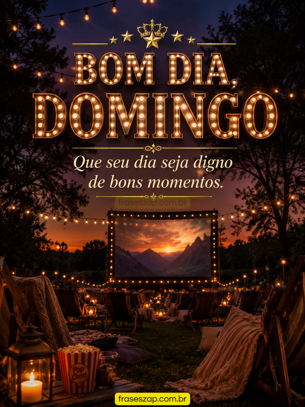 Imagem de domingo para compartilhar no WhatsApp