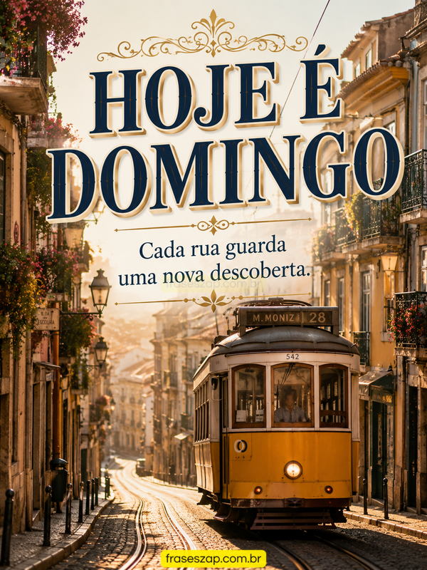 Imagem de domingo para compartilhar no WhatsApp