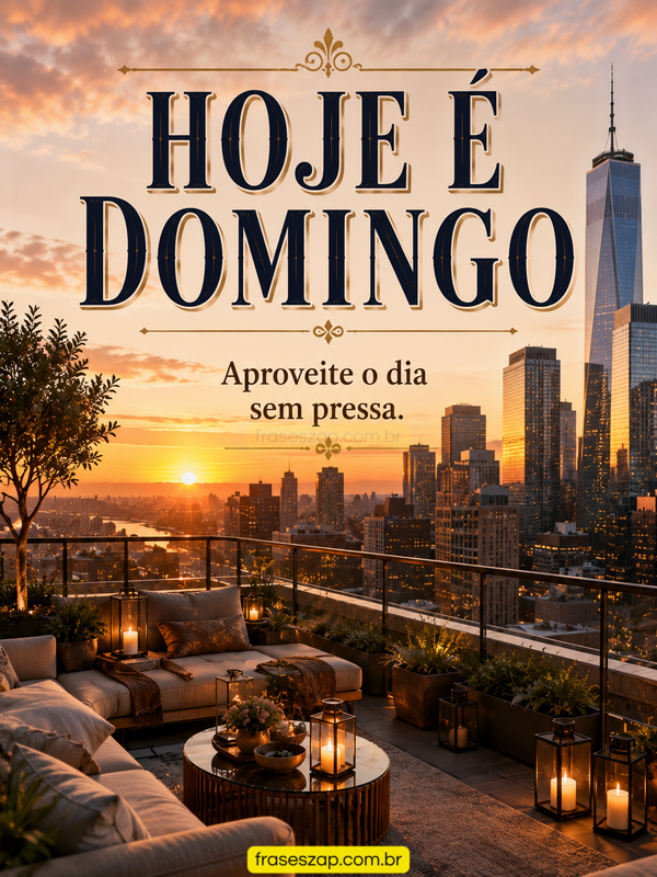 Imagem de domingo para compartilhar no WhatsApp