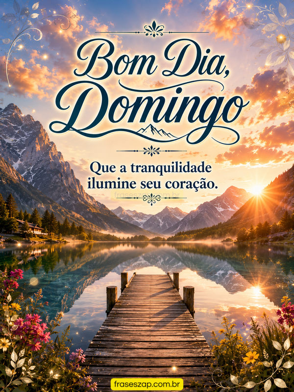 Imagem de domingo para compartilhar no WhatsApp
