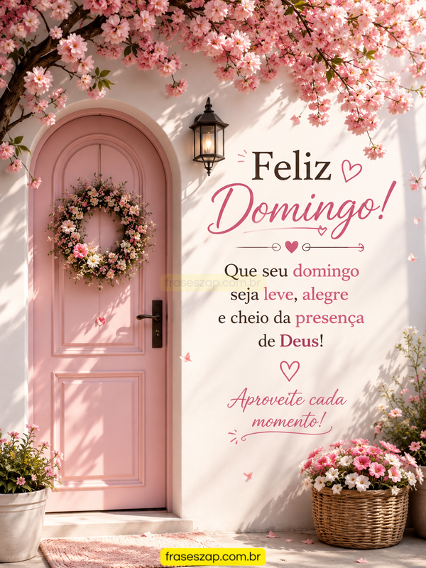 Imagem de domingo para compartilhar no WhatsApp