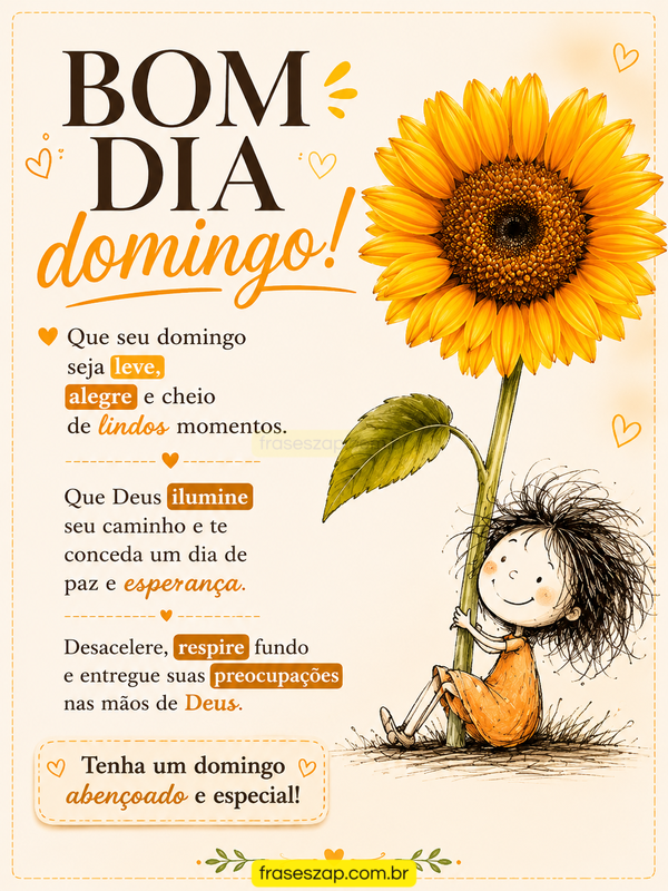 Imagem de domingo para compartilhar no WhatsApp