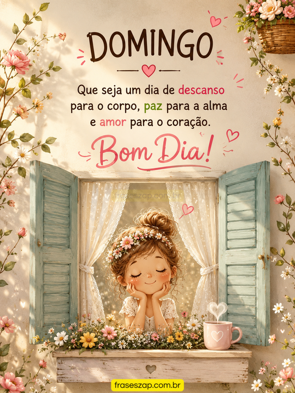 Imagem de domingo para compartilhar no WhatsApp