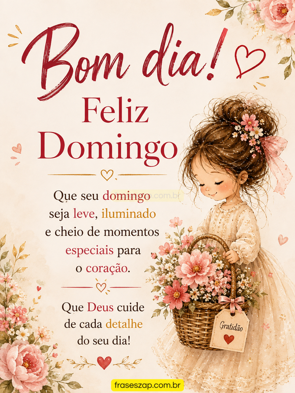 Imagem de domingo para compartilhar no WhatsApp