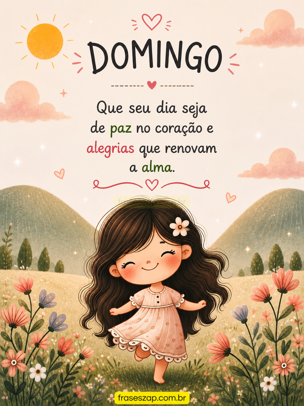Imagem de domingo para compartilhar no WhatsApp