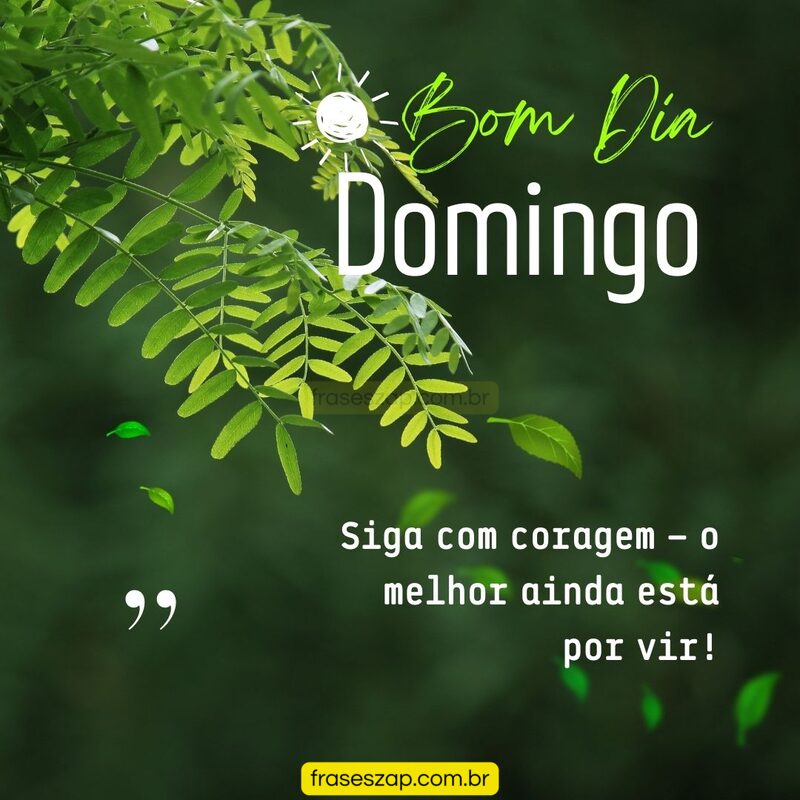 Imagem de domingo para compartilhar no WhatsApp