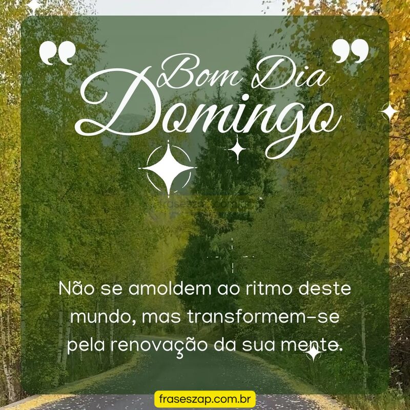 Imagem de domingo para compartilhar no WhatsApp