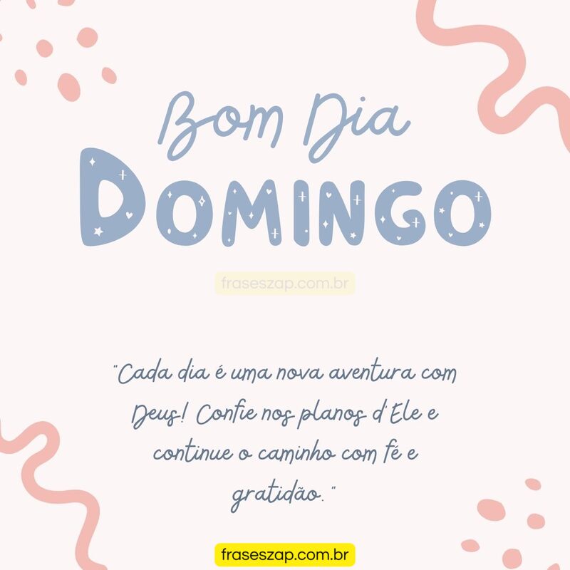 Imagem de domingo para compartilhar no WhatsApp