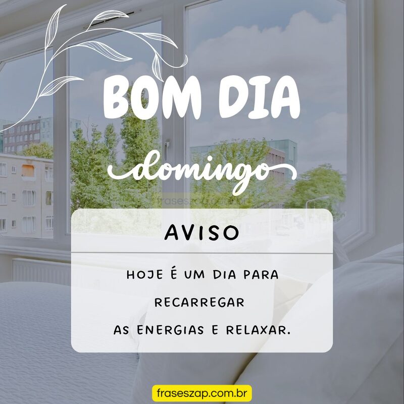 Imagem de domingo para compartilhar no WhatsApp