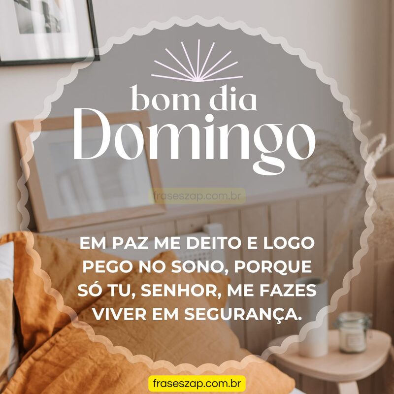 Imagem de domingo para compartilhar no WhatsApp