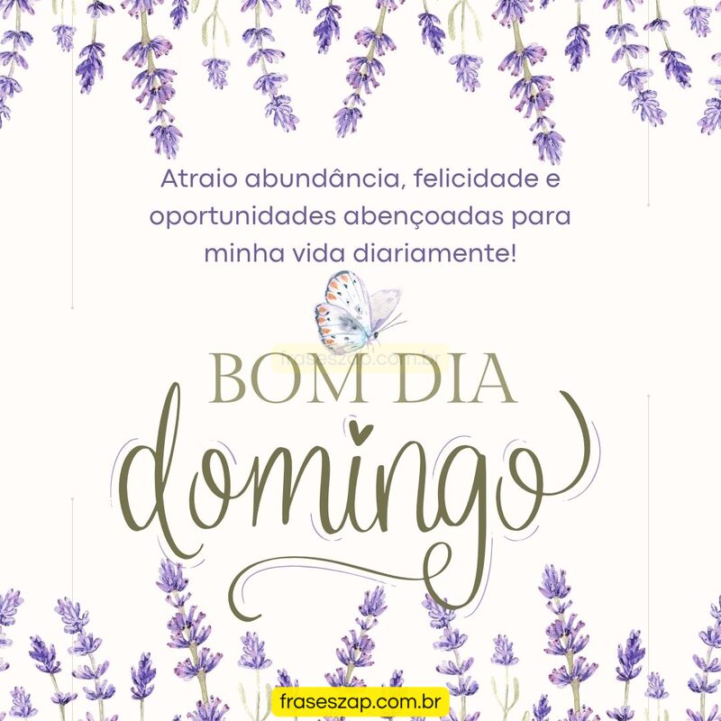Imagem de domingo para compartilhar no WhatsApp