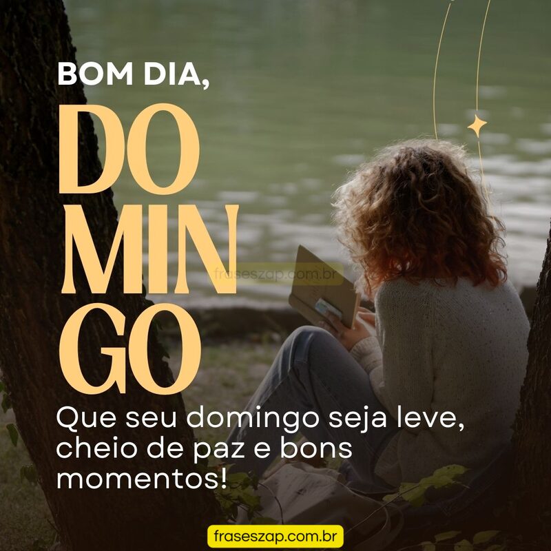 Imagem de domingo para compartilhar no WhatsApp