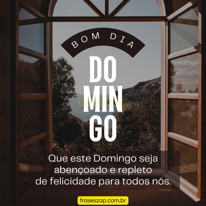 Imagem de domingo para compartilhar no WhatsApp