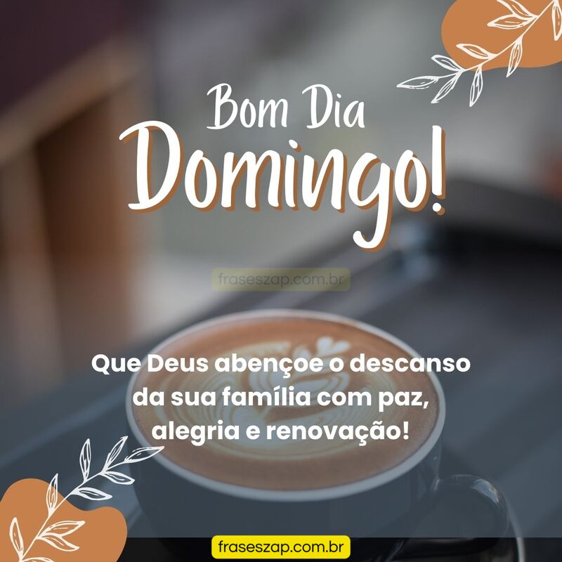 Imagem de domingo para compartilhar no WhatsApp