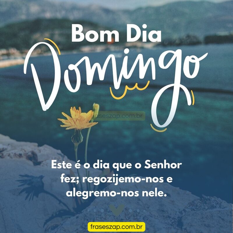 Imagem de domingo para compartilhar no WhatsApp