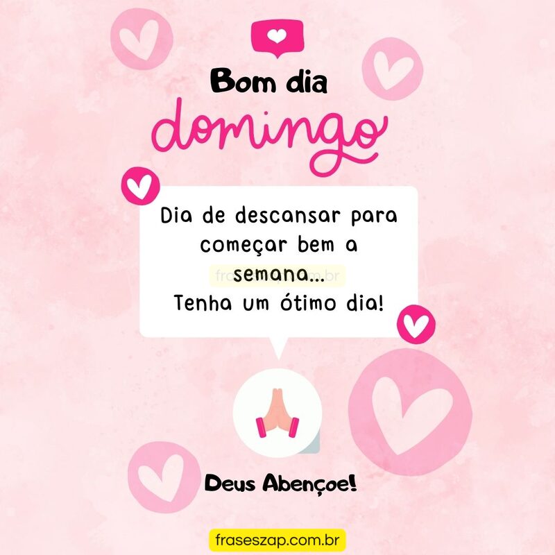 Imagem de domingo para compartilhar no WhatsApp