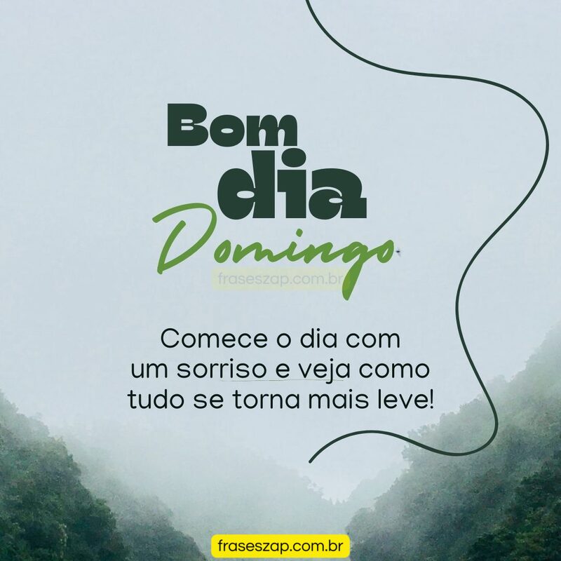 Imagem de domingo para compartilhar no WhatsApp