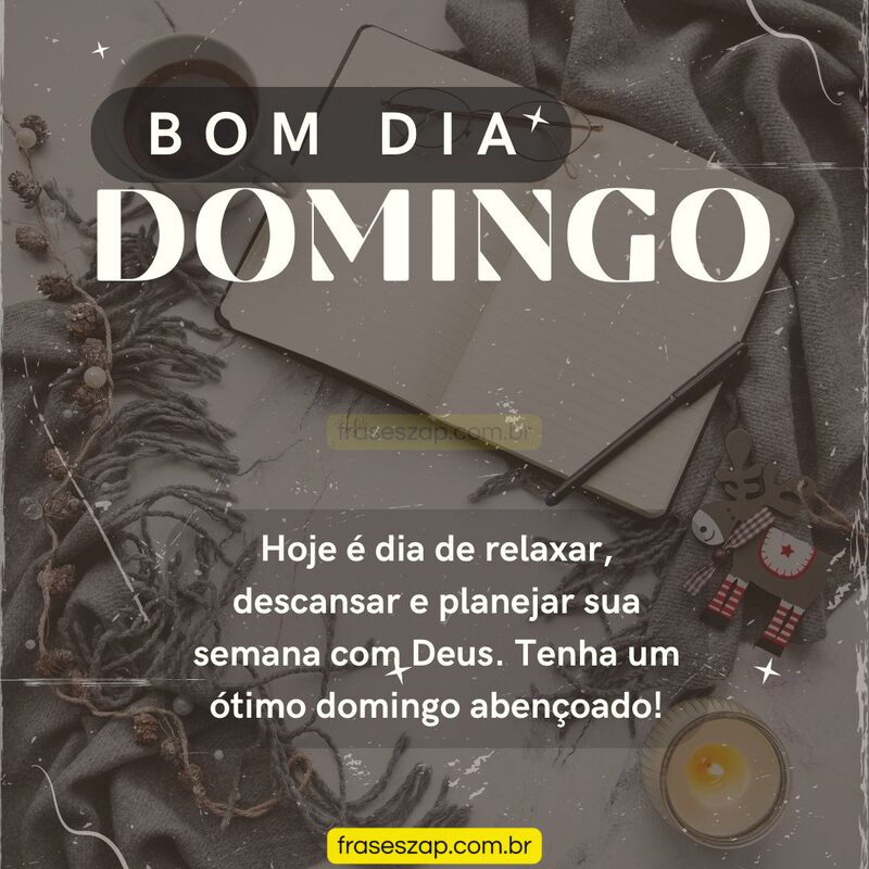 Imagem de domingo para compartilhar no WhatsApp