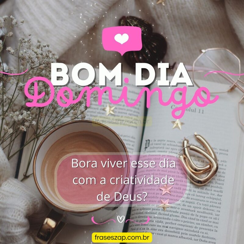 Imagem de domingo para compartilhar no WhatsApp