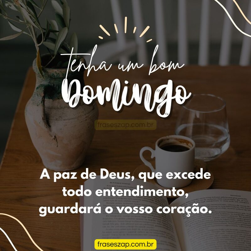 Imagem de domingo para compartilhar no WhatsApp