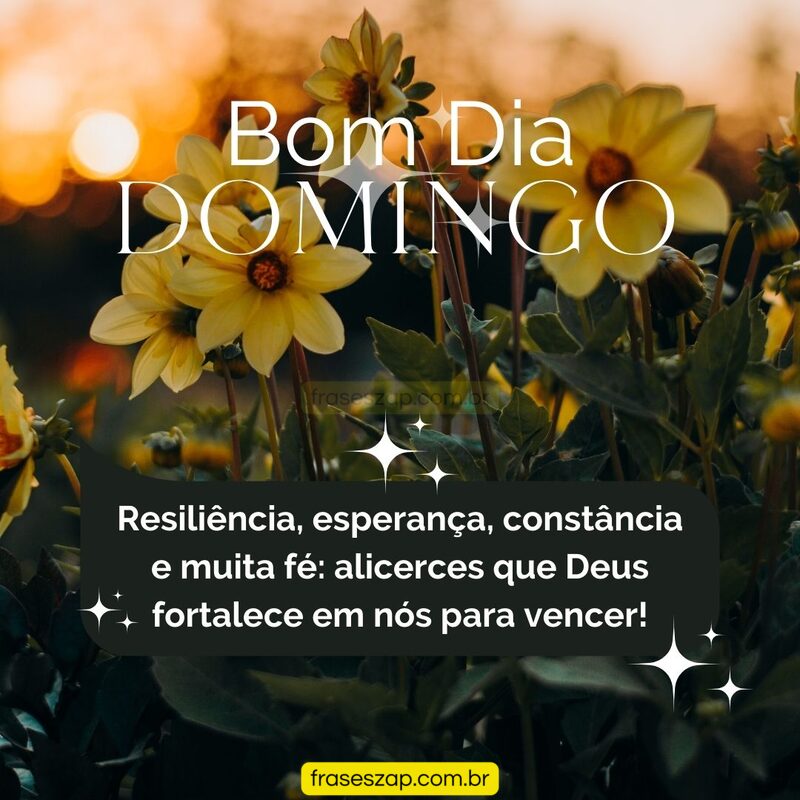 Imagem de domingo para compartilhar no WhatsApp