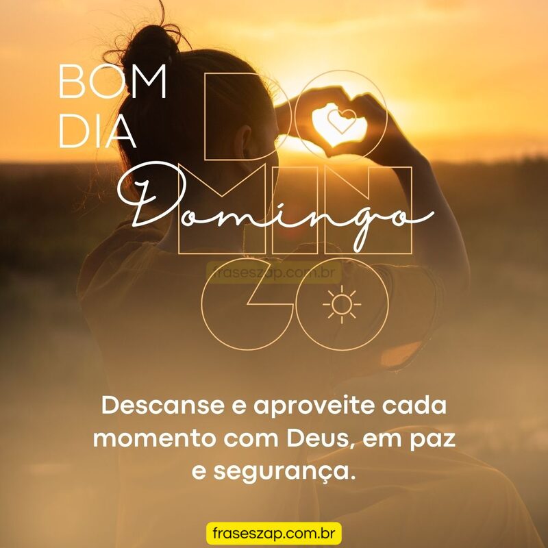 Imagem de domingo para compartilhar no WhatsApp