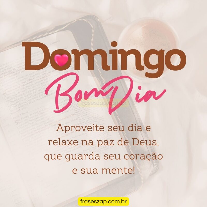 Imagem de domingo para compartilhar no WhatsApp