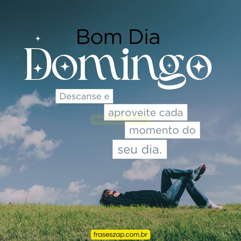 Imagem de domingo para compartilhar no WhatsApp