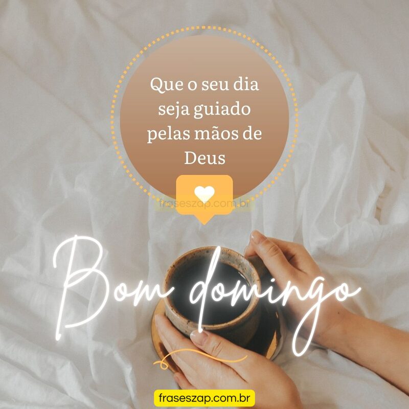 Imagem de domingo para compartilhar no WhatsApp