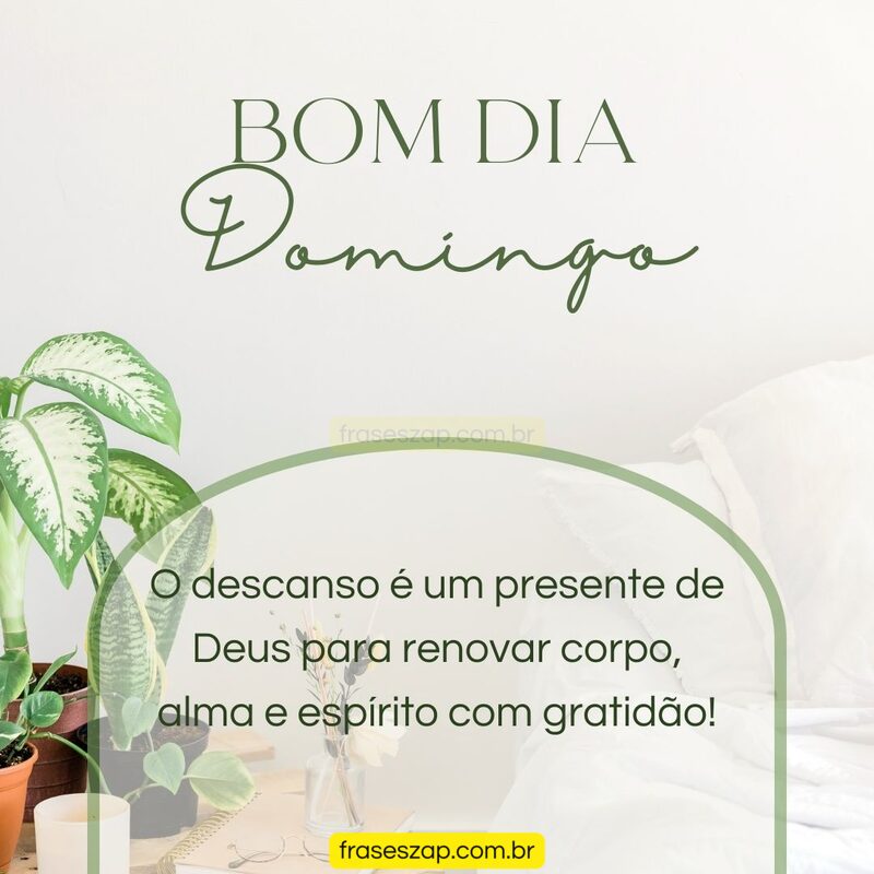 Imagem de domingo para compartilhar no WhatsApp