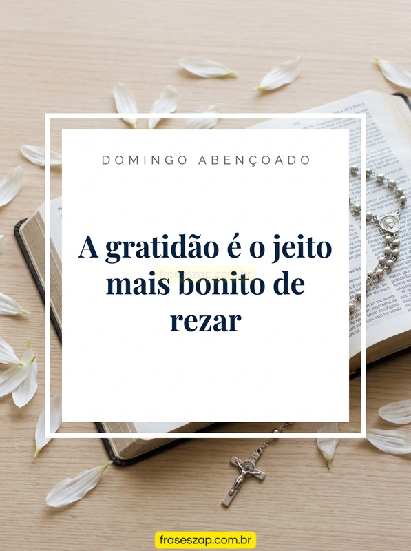 Imagem de domingo para compartilhar no WhatsApp