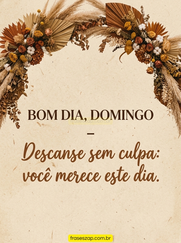 Imagem de domingo para compartilhar no WhatsApp