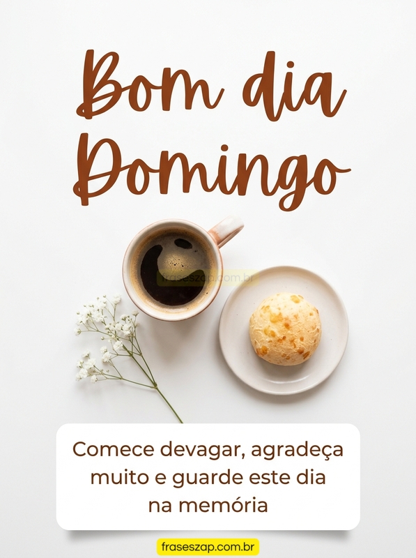 Imagem de domingo para compartilhar no WhatsApp