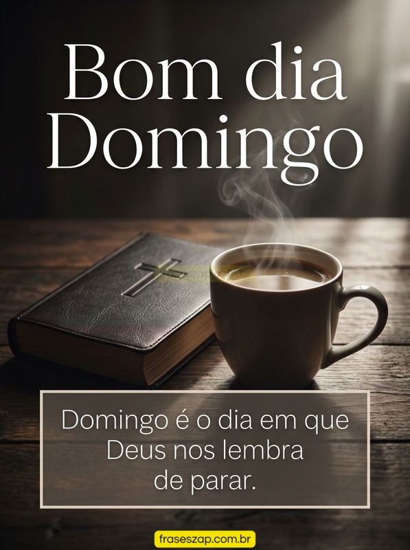 Imagem de domingo para compartilhar no WhatsApp
