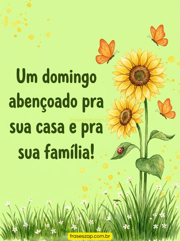 Imagem de domingo para compartilhar no WhatsApp