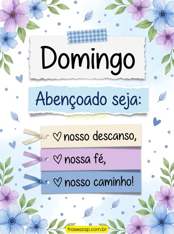 Imagem de domingo para compartilhar no WhatsApp