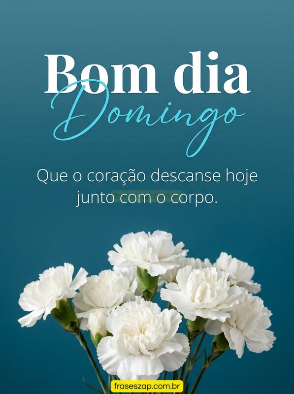 Imagem de domingo para compartilhar no WhatsApp