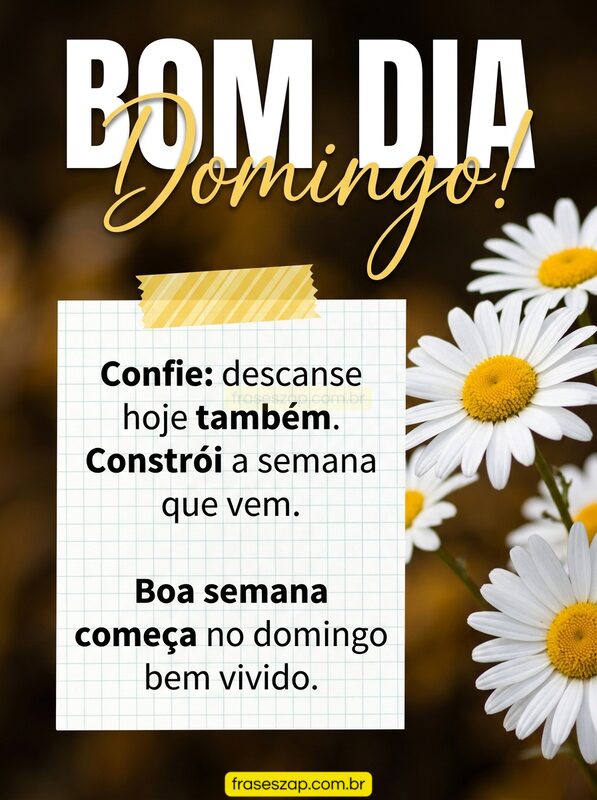 Imagem de domingo para compartilhar no WhatsApp