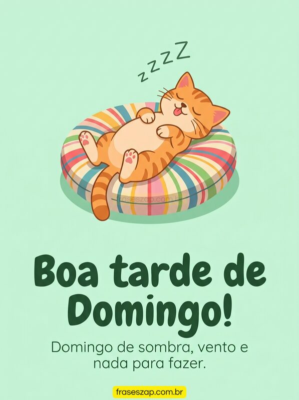 Imagem de domingo para compartilhar no WhatsApp