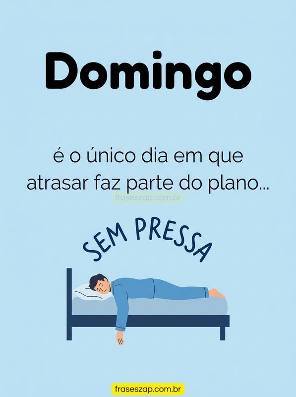 Imagem de domingo para compartilhar no WhatsApp