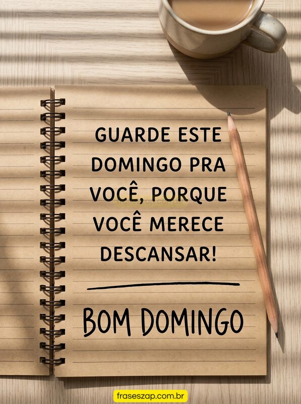 Imagem de domingo para compartilhar no WhatsApp